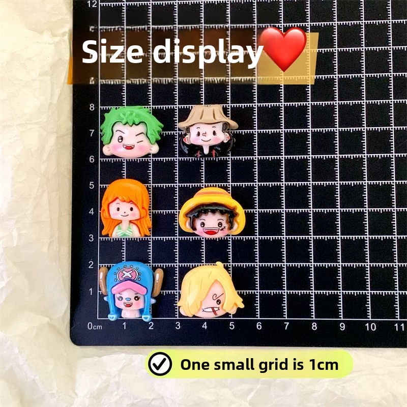 Resin Craft Ideas - One Piece cartoon cute 3D sticker