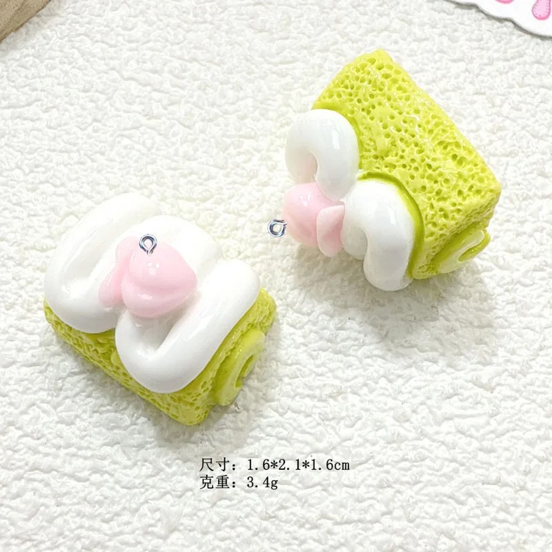 Resin Crafts Diy - 10Pcs Mini Simulated Cute Cake Resin