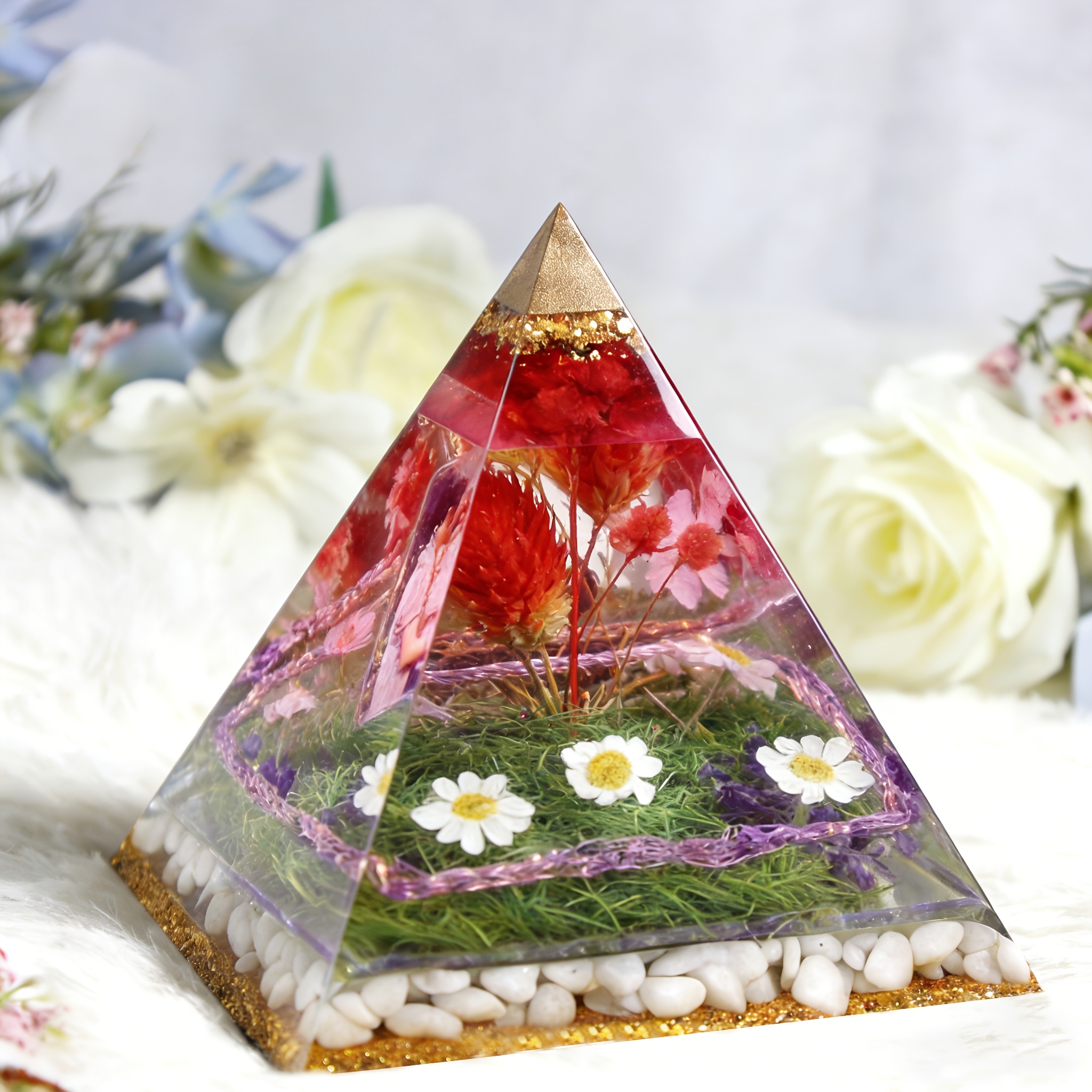 5pc - Pyramid Resin Molds of V - Resin Jewelry Kit ulasan dan harga