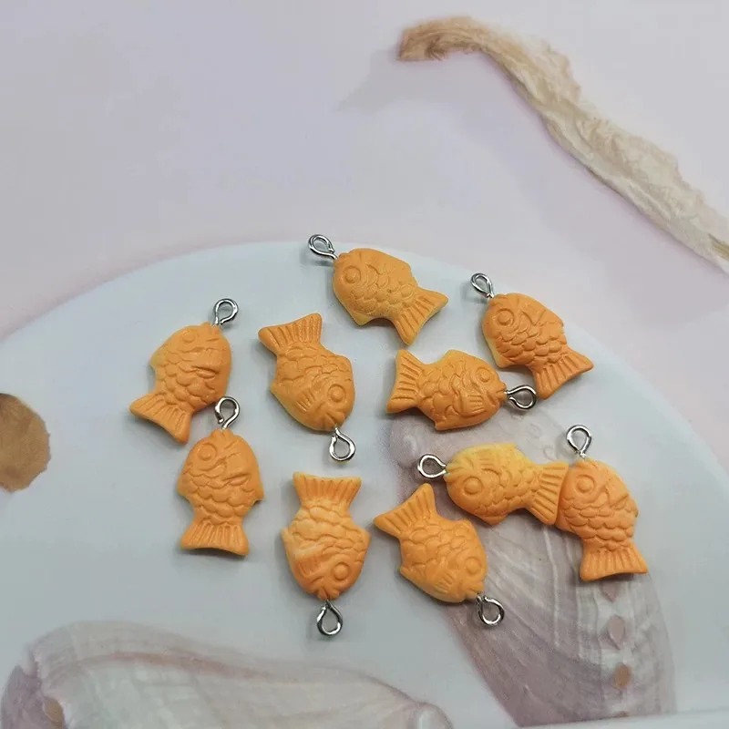 10Pcs Lovely Korea Koi Fish Fl - Resin Crafts Diy ulasan dan harga
