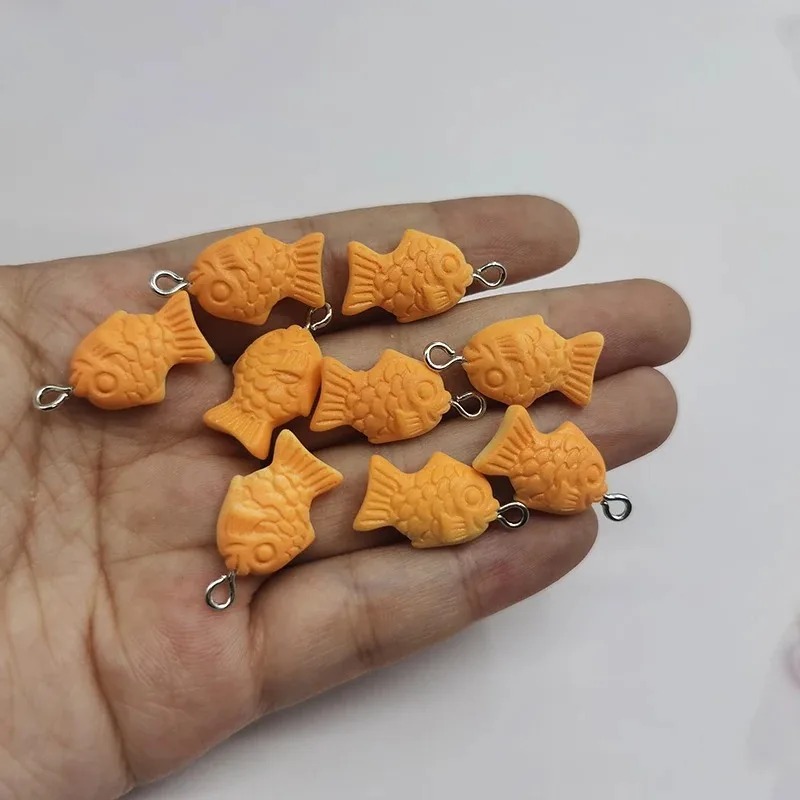 10Pcs Lovely Korea Koi Fish Fl - Resin Crafts Diy ulasan dan harga