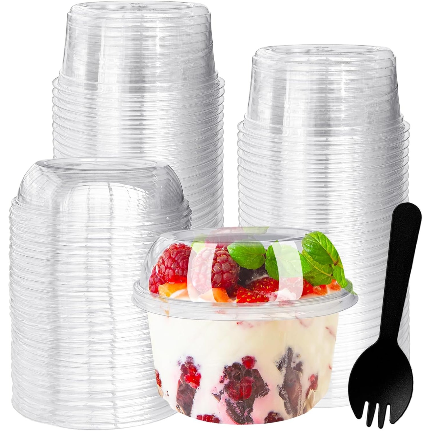 50 Pack 12 oz Disposable Clear - Dome Mold Clear ulasan dan harga