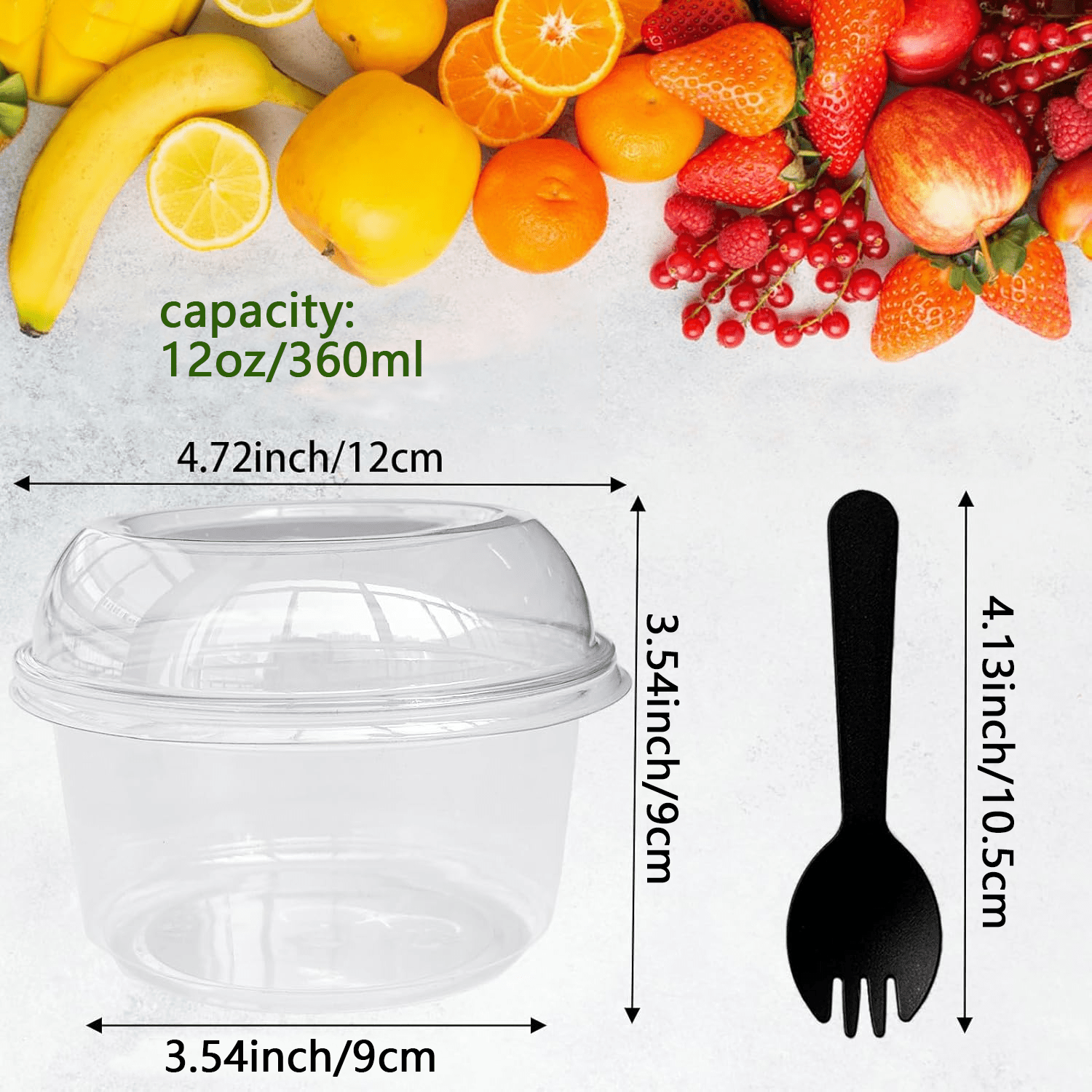 50 Pack 12 oz Disposable Clear - Dome Mold Clear ulasan dan harga