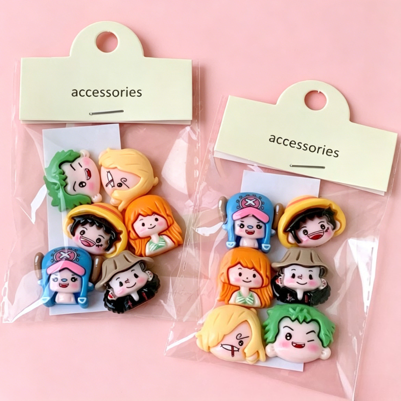 One Piece cartoon cute 3D stic - Resin Craft Ideas ulasan dan harga
