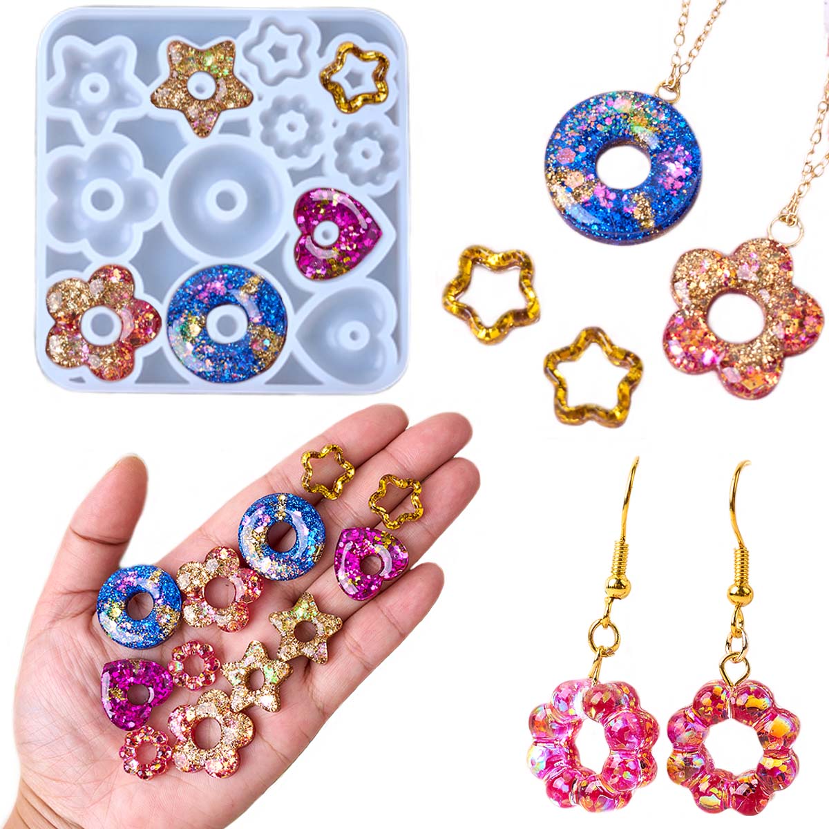 Handmade Press On Nails Transp - Resin Craft Material ulasan dan harga