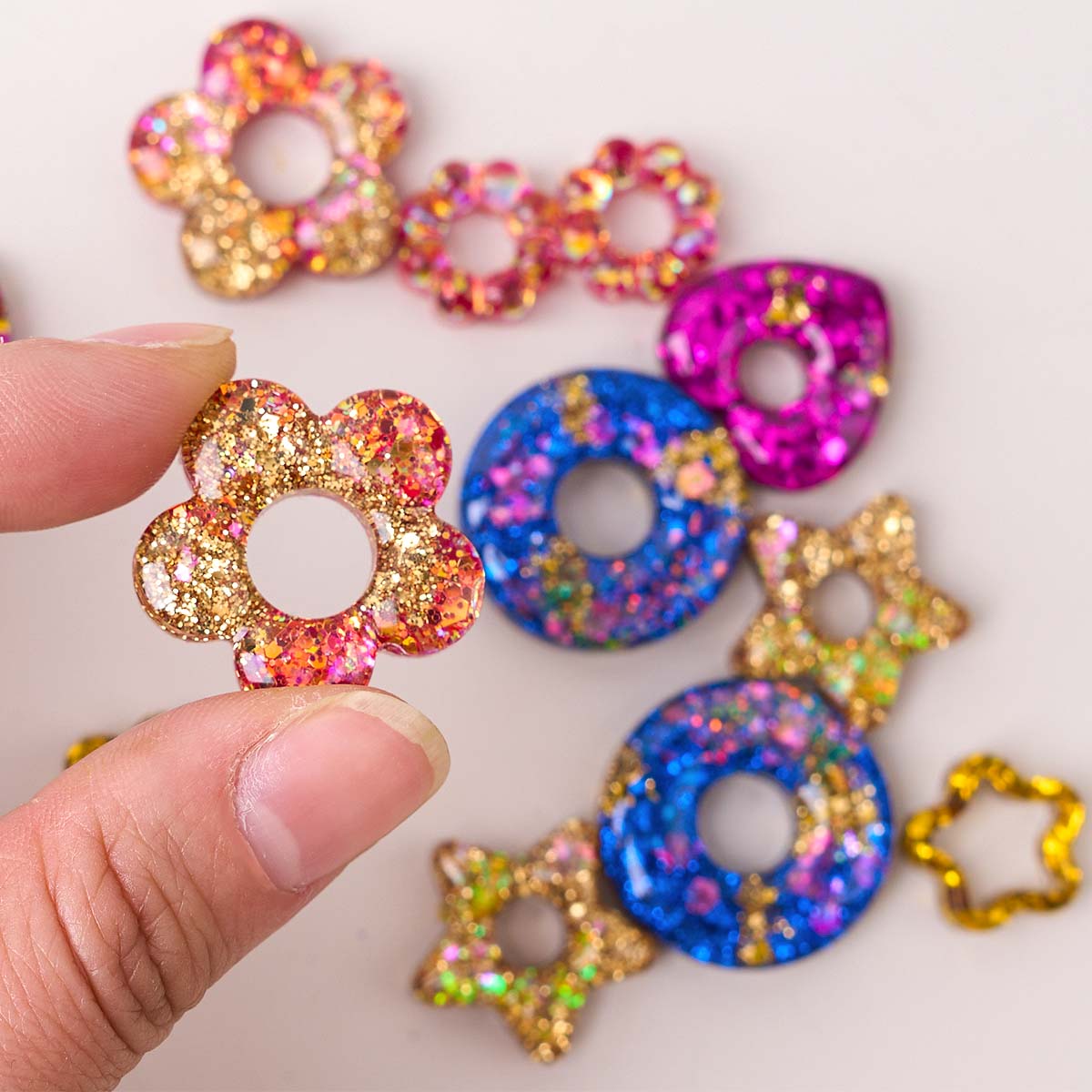 Handmade Press On Nails Transp - Resin Craft Material ulasan dan harga