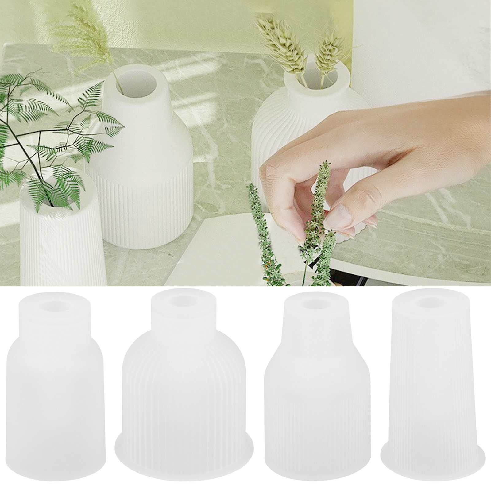 1Set Reusable Silicone Vase Mo - Resin Craft Workshop ulasan dan harga