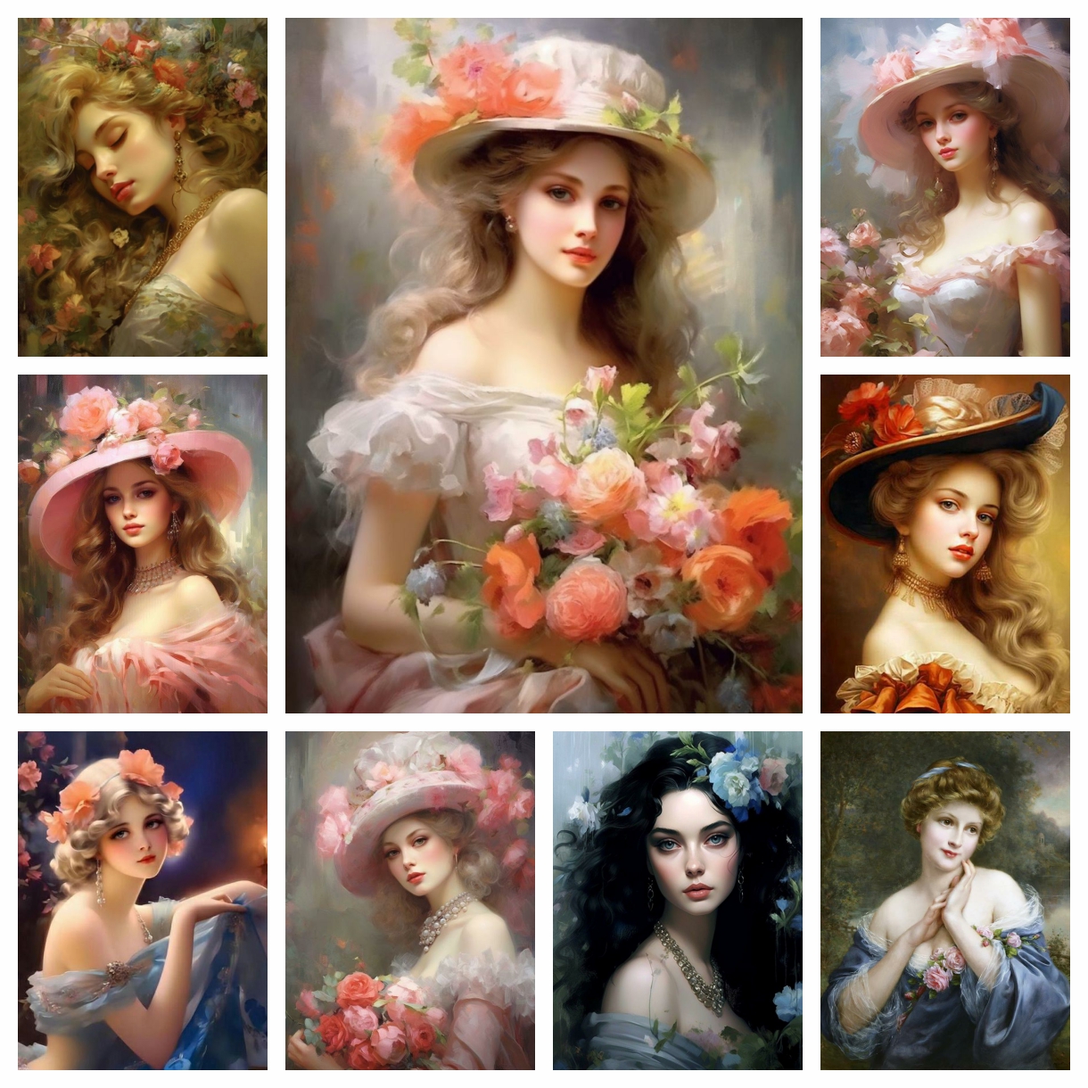 Modern AI Art Diamond Painting - Resin Craft Ai ulasan dan harga
