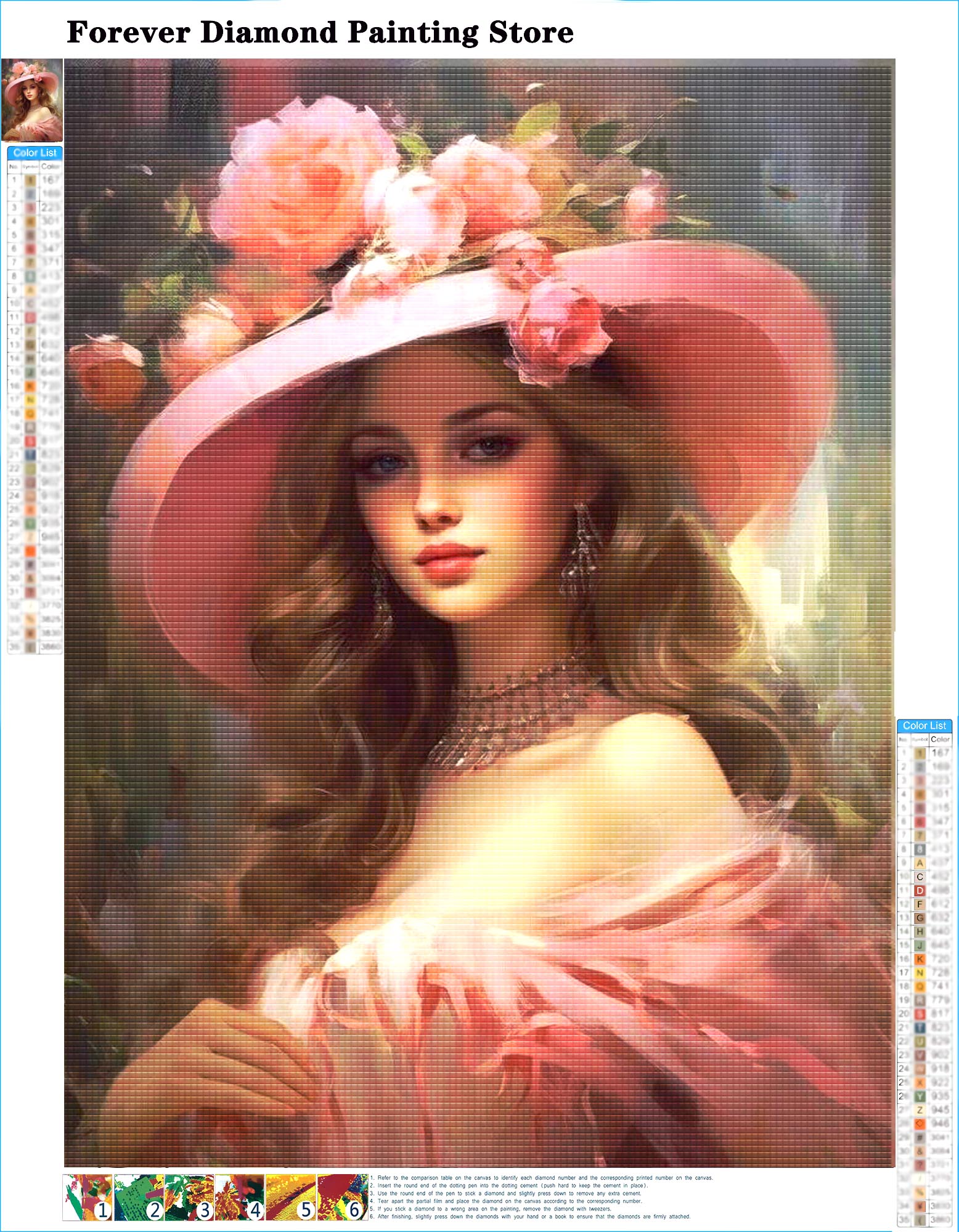 Modern AI Art Diamond Painting - Resin Craft Ai ulasan dan harga