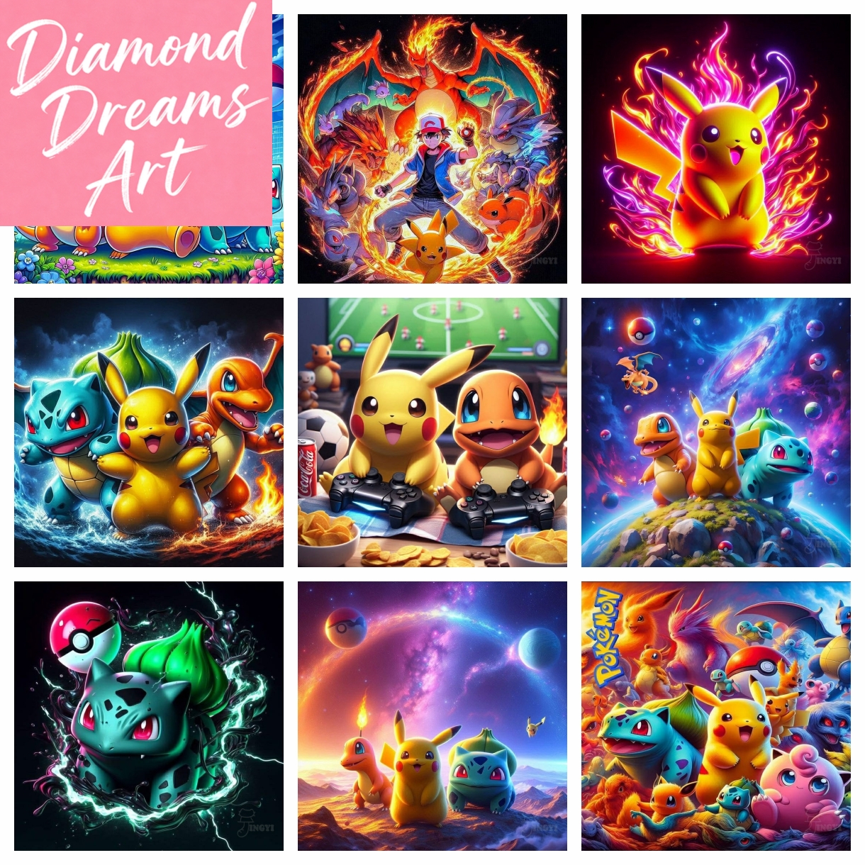 2025 New Popular Pikachu Anime - Resin Craft Kit ulasan dan harga