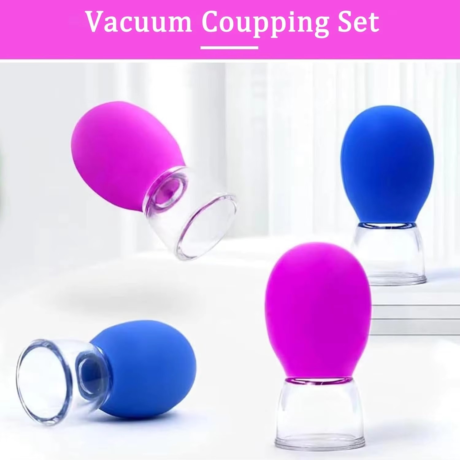 Mini Silicone Facial Cupping V - Vacuum Chamber Small ulasan dan harga