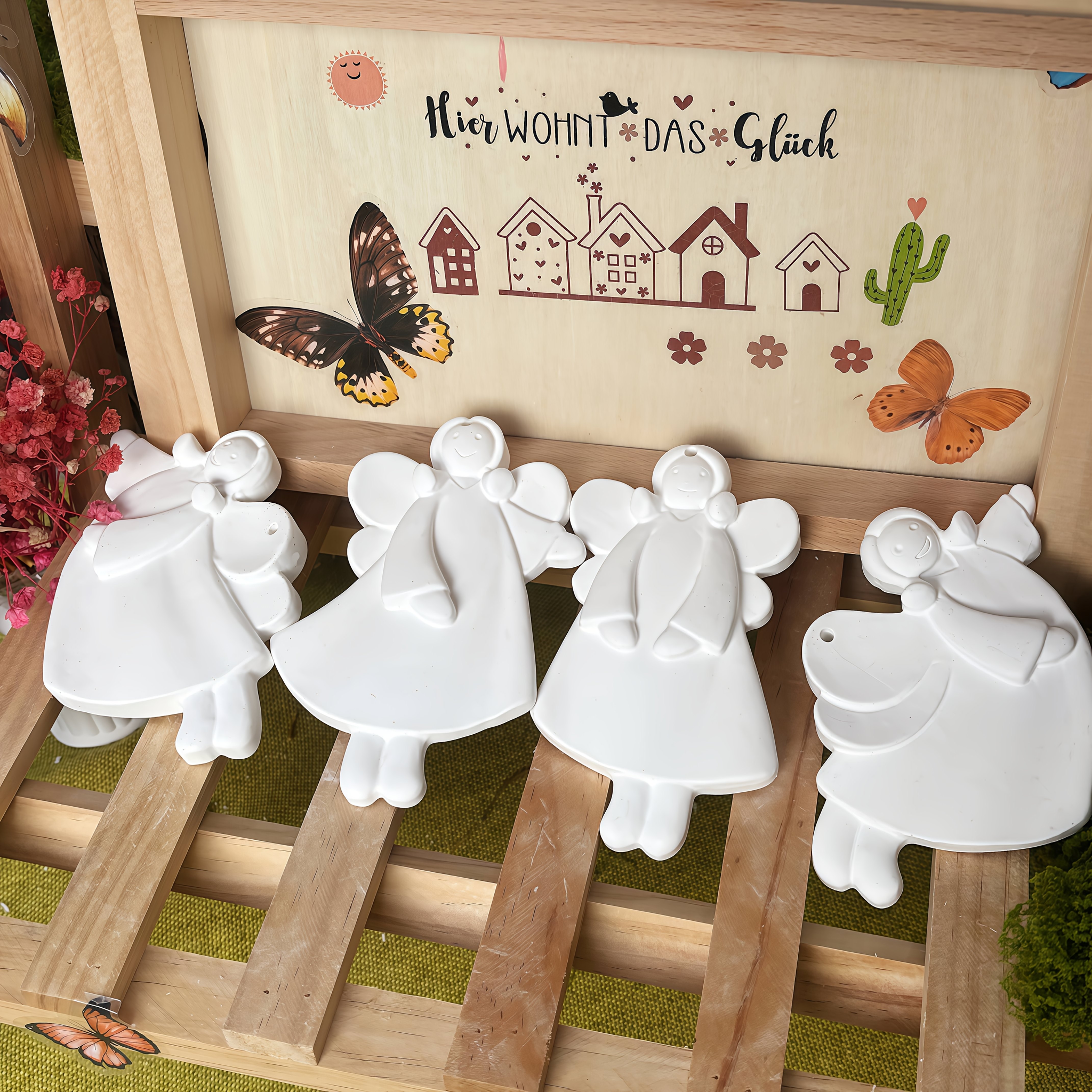 4pcs Angel Pendant Mold, Resin - Resin Craft Ideas ulasan dan harga