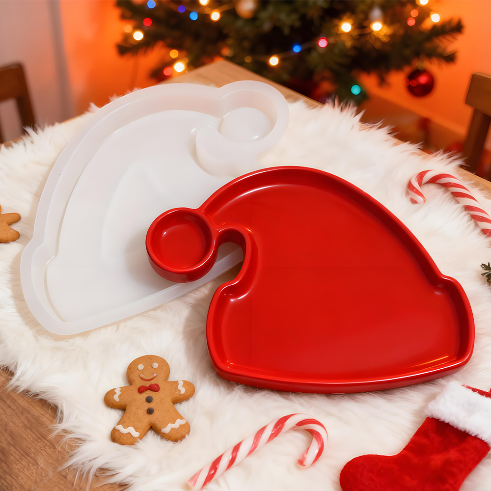 S0246 Christmas Tree Santa Hat - Silicone Mold Tray ulasan dan harga