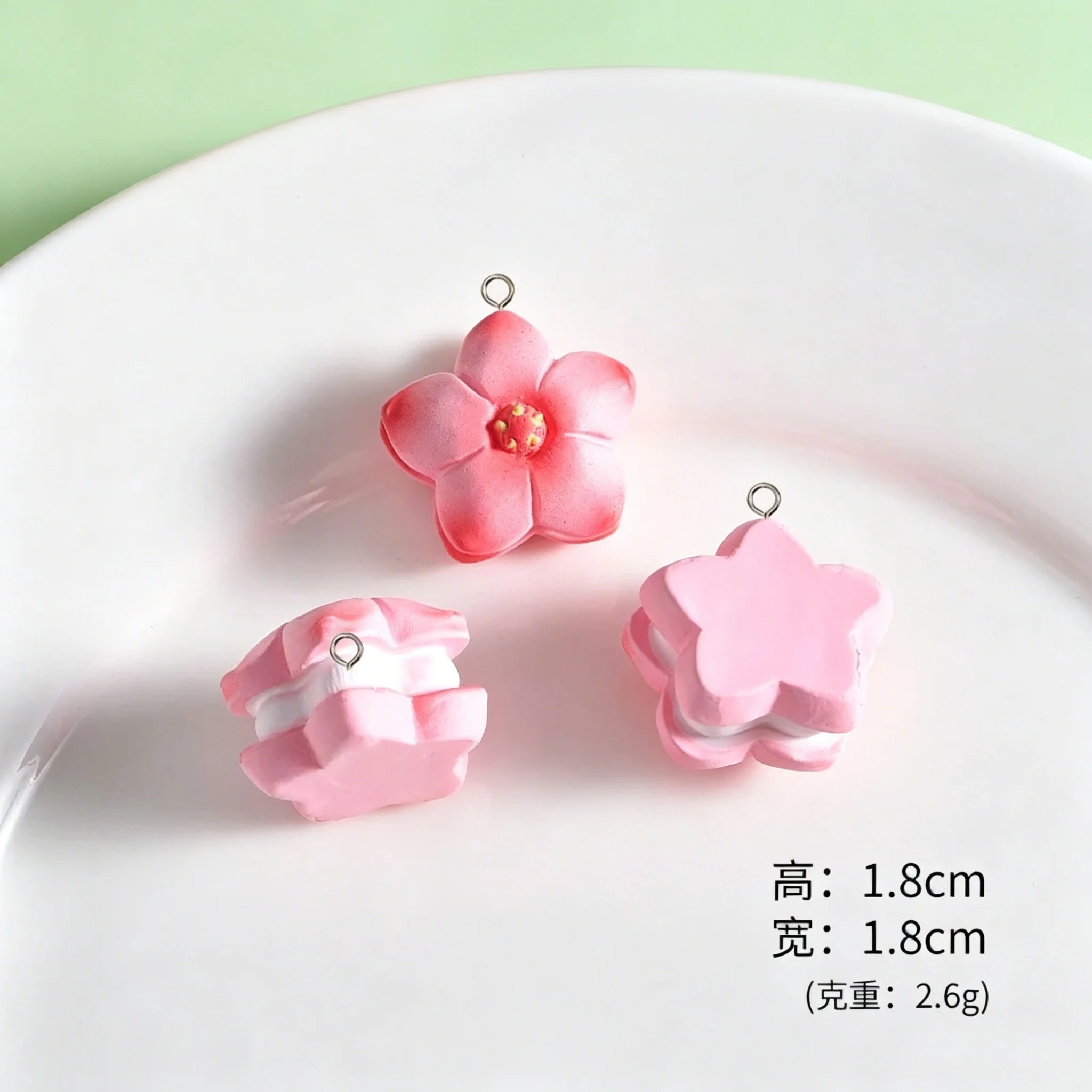 10Pcs Mixed Sweet Resin Pendan - Resin Craft Supplies ulasan dan harga