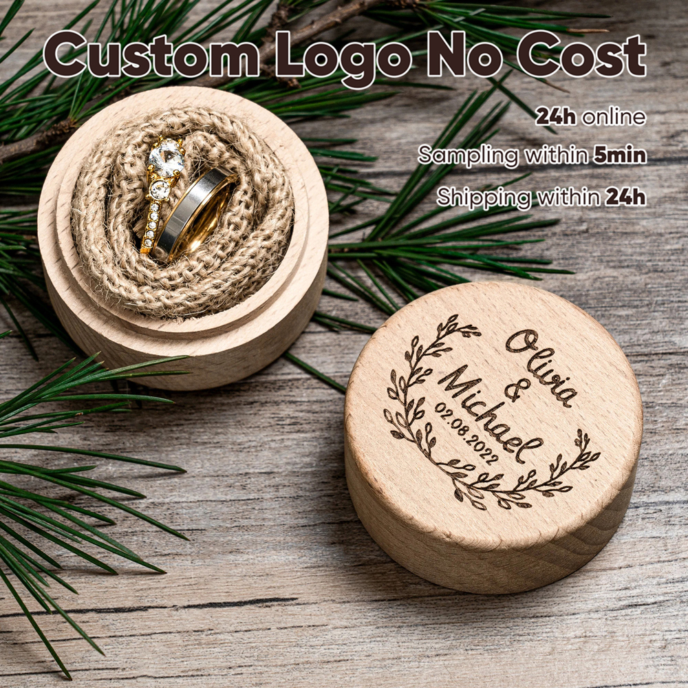 Free Personalized Wedding Ring - Wood Ring Blank ulasan dan harga