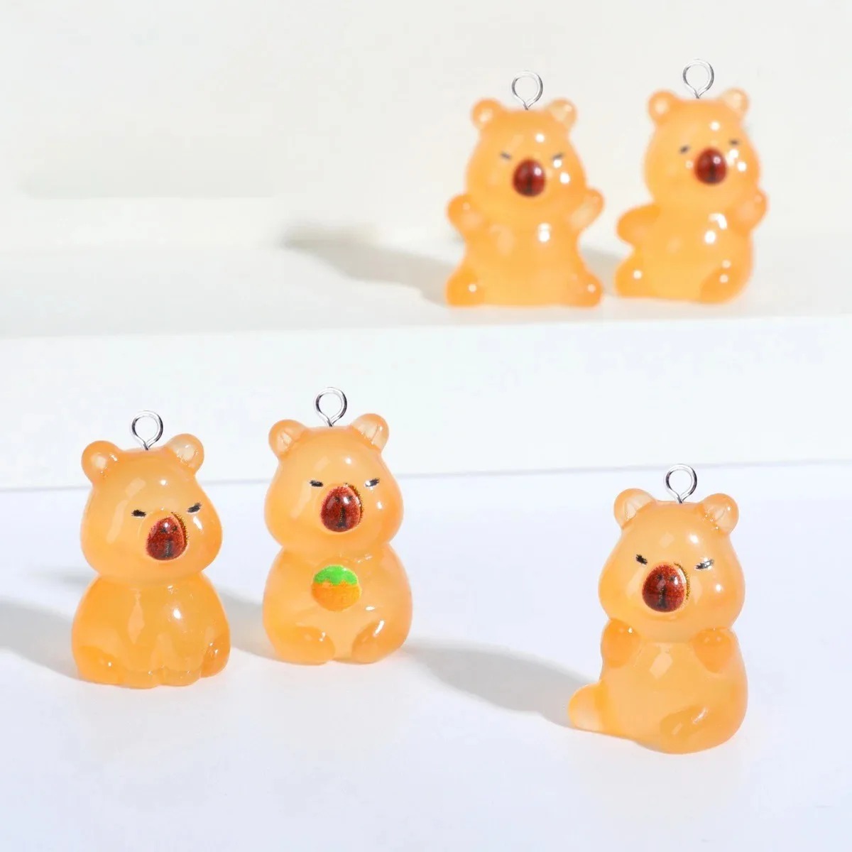 10Pcs Kawaii Flatback Floating - Resin Craft Supplies ulasan dan harga