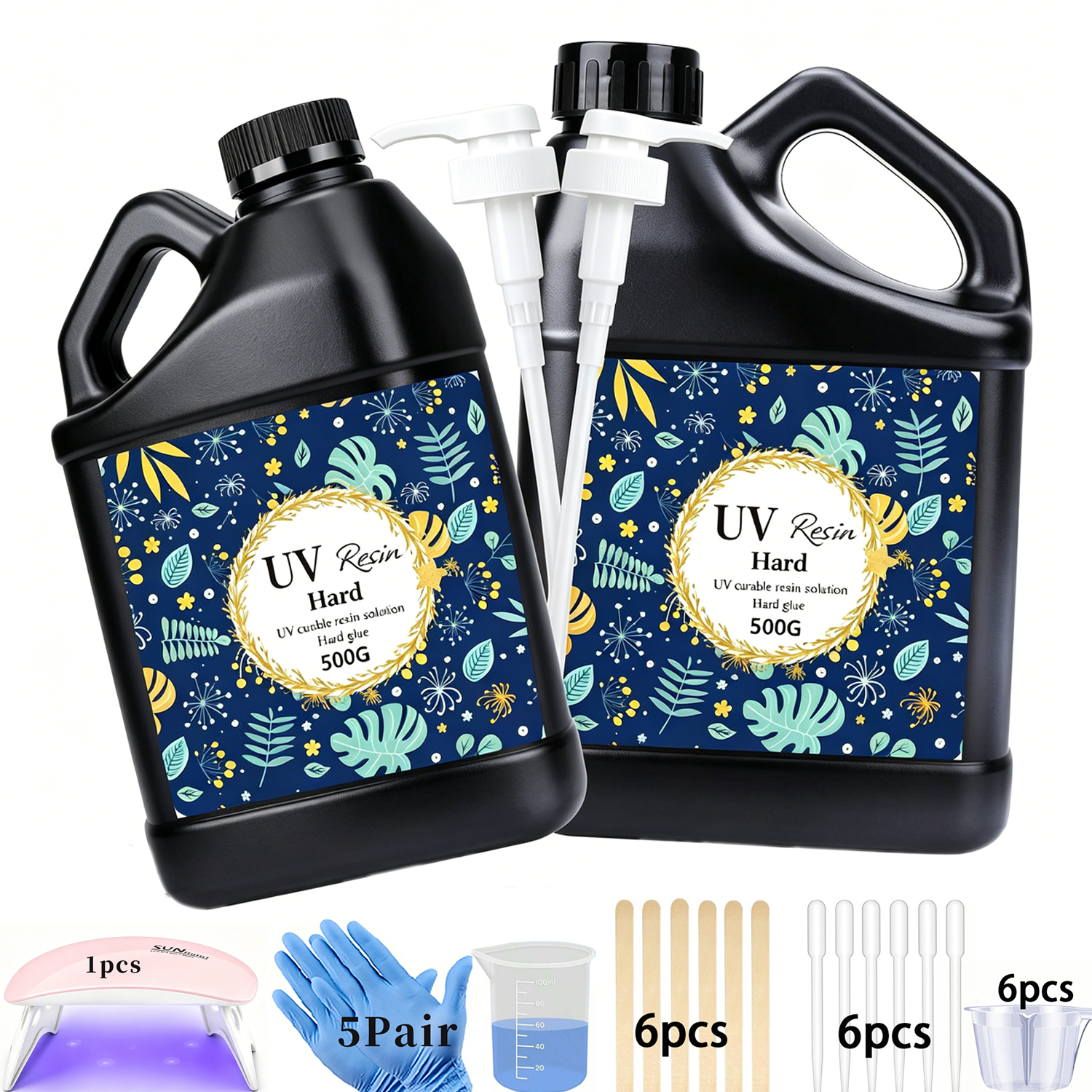 Crystal Clear&Low Odor,UV Ligh - Epoxy Uv Resin Kit ulasan dan harga