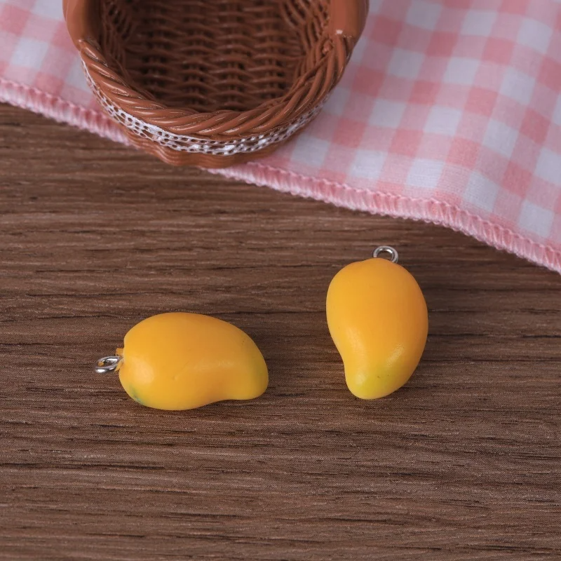10Pcs Cute Mini Fruit Resin Ch - Resin Crafts Diy ulasan dan harga