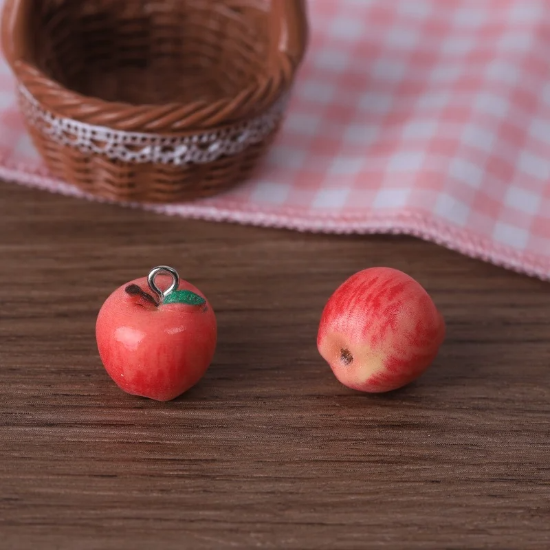 10Pcs Cute Mini Fruit Resin Ch - Resin Crafts Diy ulasan dan harga