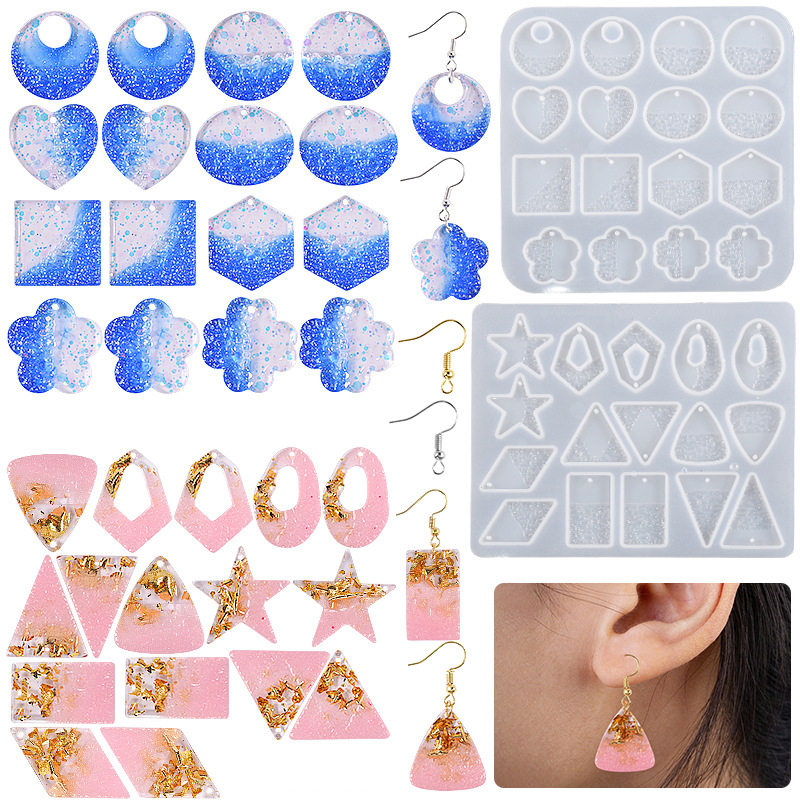 Earring Pendant Epoxy Silicone - Resin Ocean Wave Mold ulasan dan harga