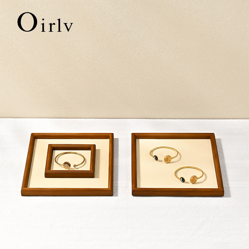 Oirlv Wooden Jewelry Display T - Wood Ring Blank ulasan dan harga