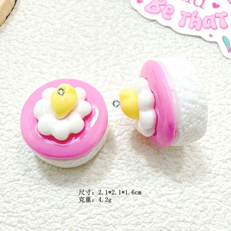 10Pcs Mini Simulated Cute Cake - Resin Crafts Diy ulasan dan harga