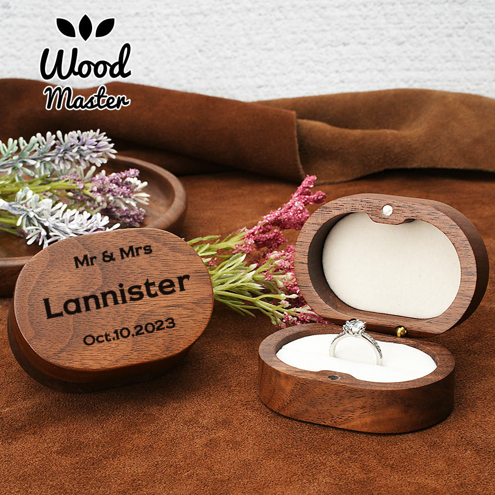 Marriage Engagement Wooden Rin - Wood Ring Blank ulasan dan harga