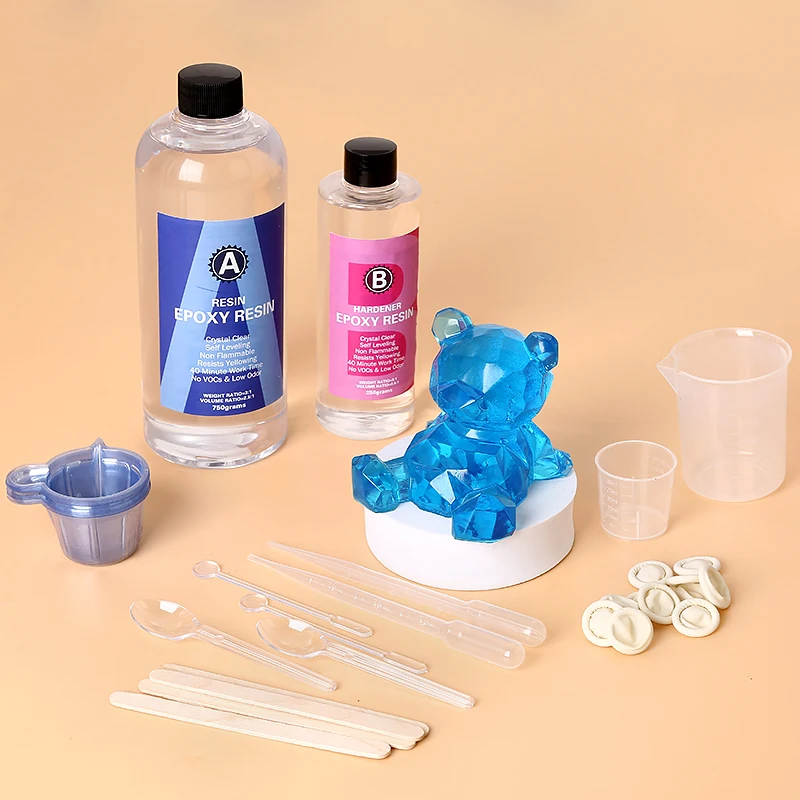 Epoxy Resin Kit Crystal Clear  - Epoxy Uv Resin Kit ulasan dan harga