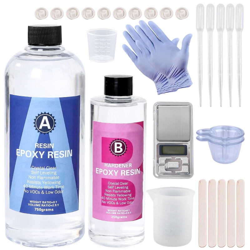 Epoxy Resin Kit Crystal Clear  - Epoxy Uv Resin Kit ulasan dan harga