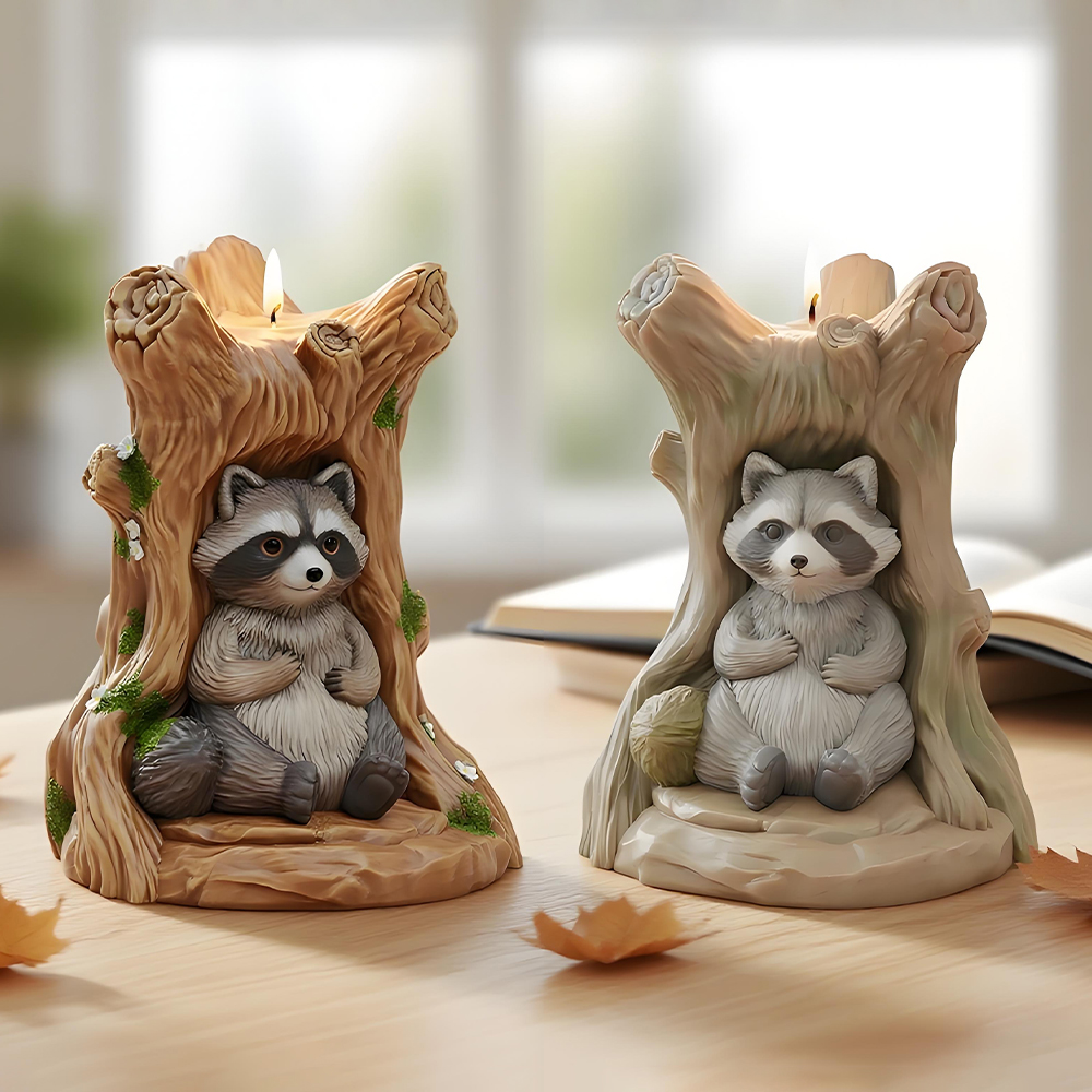 LZ119 New Styles Raccoon Stump - Resin Craft Ideas ulasan dan harga