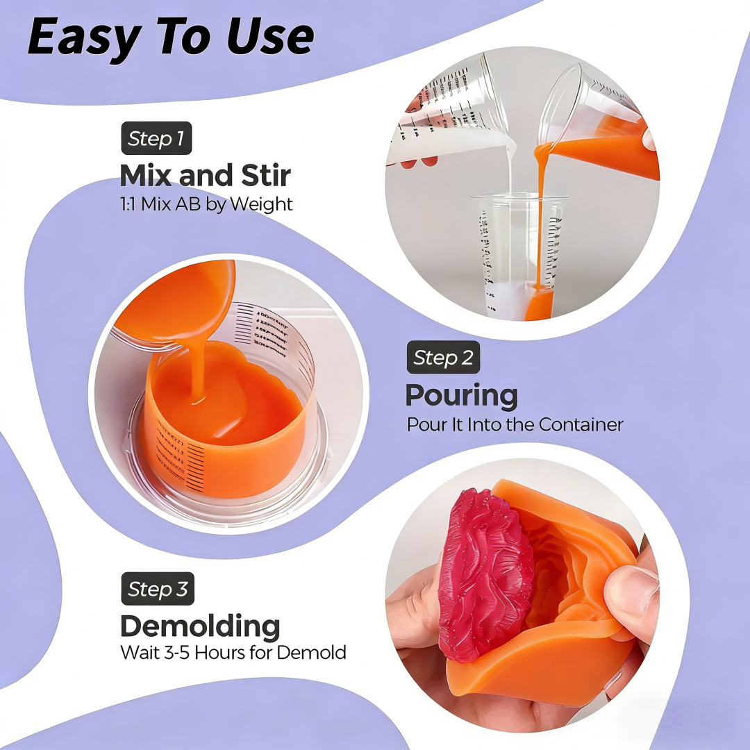 Durable Liquid Rubber Material - Resin Craft Material ulasan dan harga