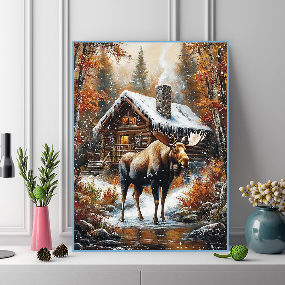 Diamond Mosaic Deer Animal Pat - Resin Craft For Beginners ulasan dan harga