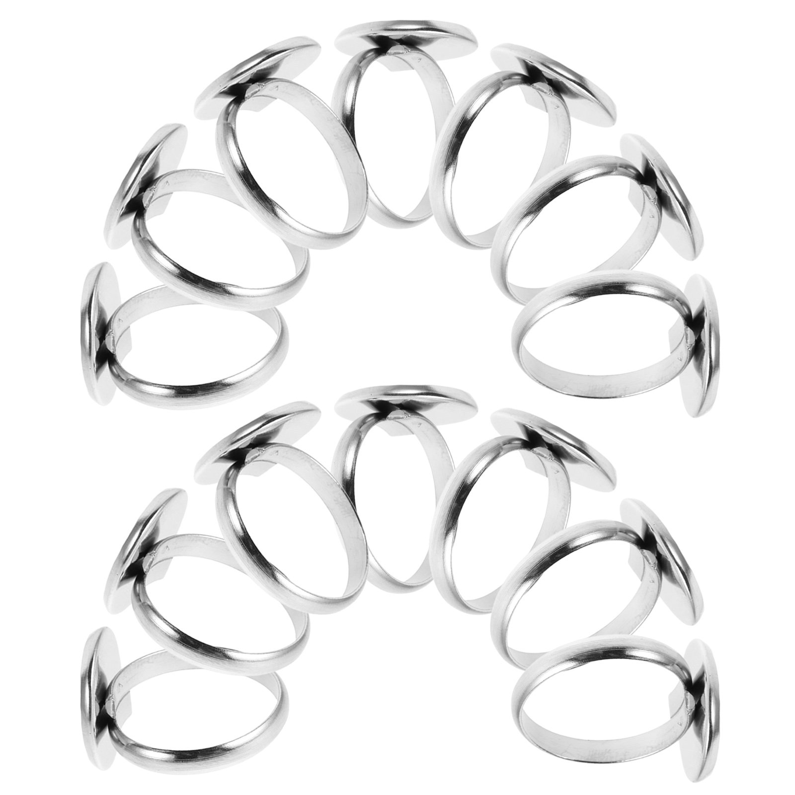 20Pcs Adjustable Ring Blanks S - Crafting Resin ulasan dan harga
