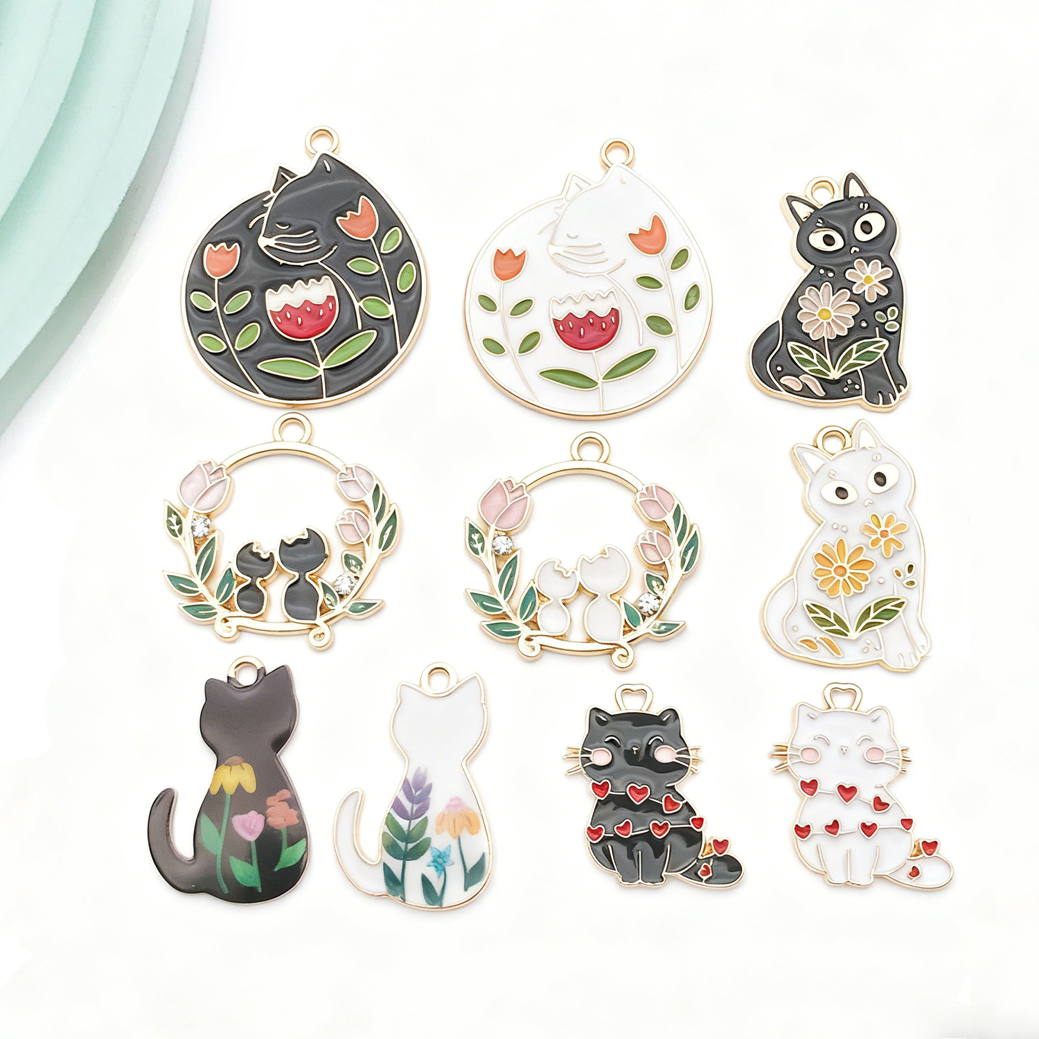 5/10pcs Resin Popular Cat Char - Resin Craft Kit ulasan dan harga
