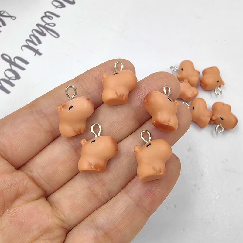 10pcs Cute Small Capybara Char - Crafting Resin ulasan dan harga