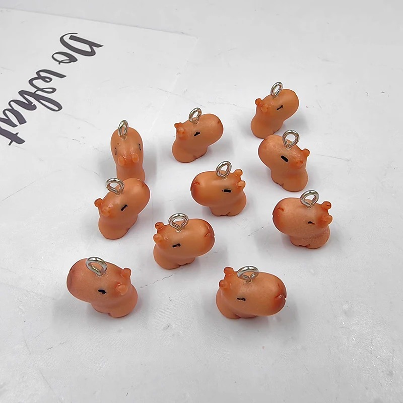 10pcs Cute Small Capybara Char - Crafting Resin ulasan dan harga
