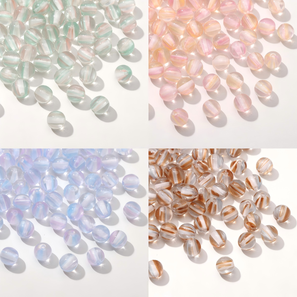 8mm 100Pcs Colorful Round Resi - Resin Craft Material ulasan dan harga