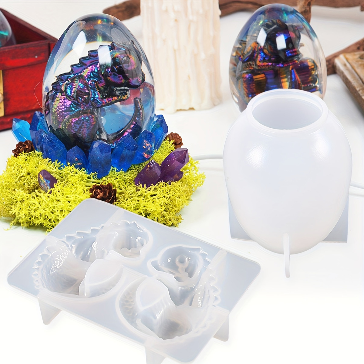 Silicone Dragon Egg Molds, 2-P - Resin Craft Ideas ulasan dan harga