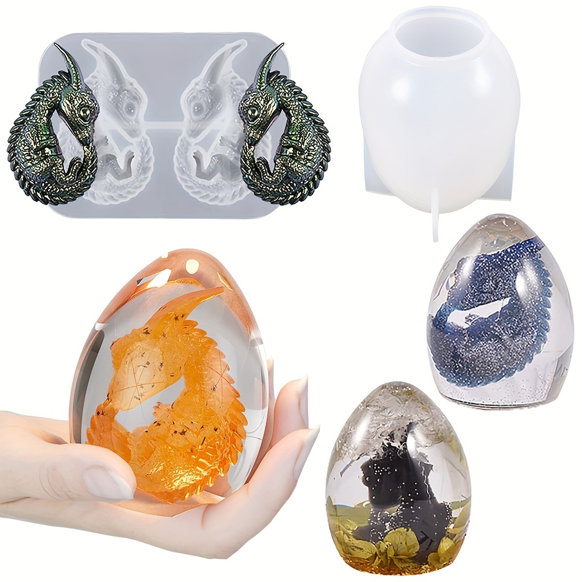 Silicone Dragon Egg Molds, 2-P - Resin Craft Ideas ulasan dan harga