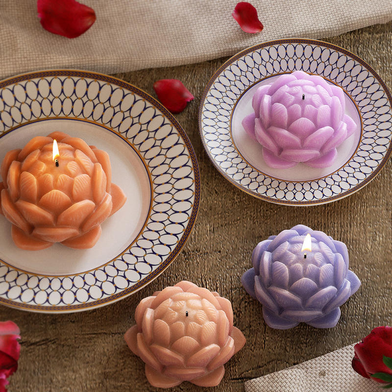 1PC Lotus Flower Candle Mold S - Resin Craft Ideas ulasan dan harga
