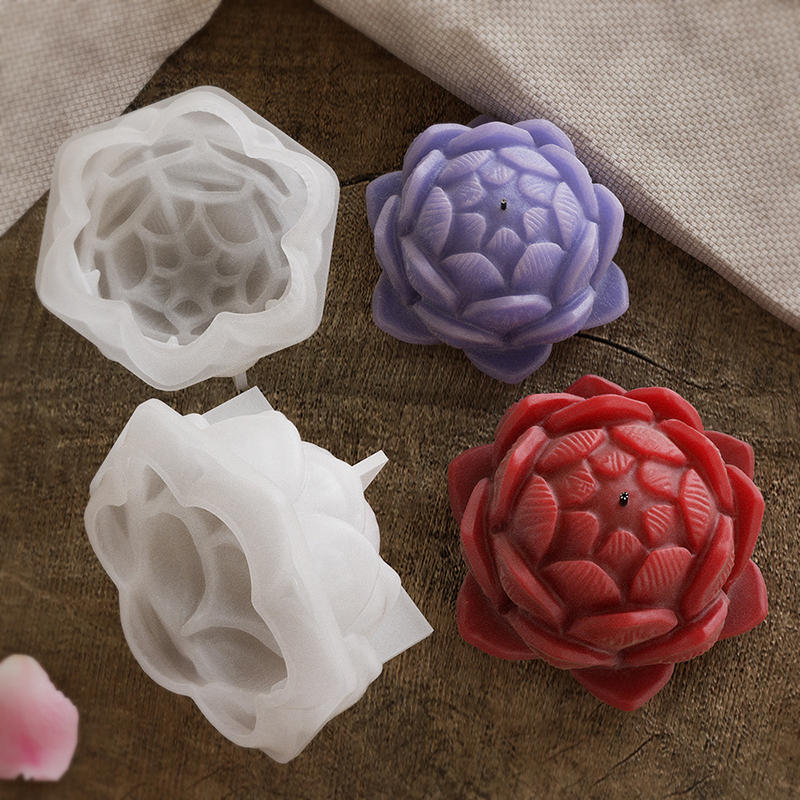 1PC Lotus Flower Candle Mold S - Resin Craft Ideas ulasan dan harga