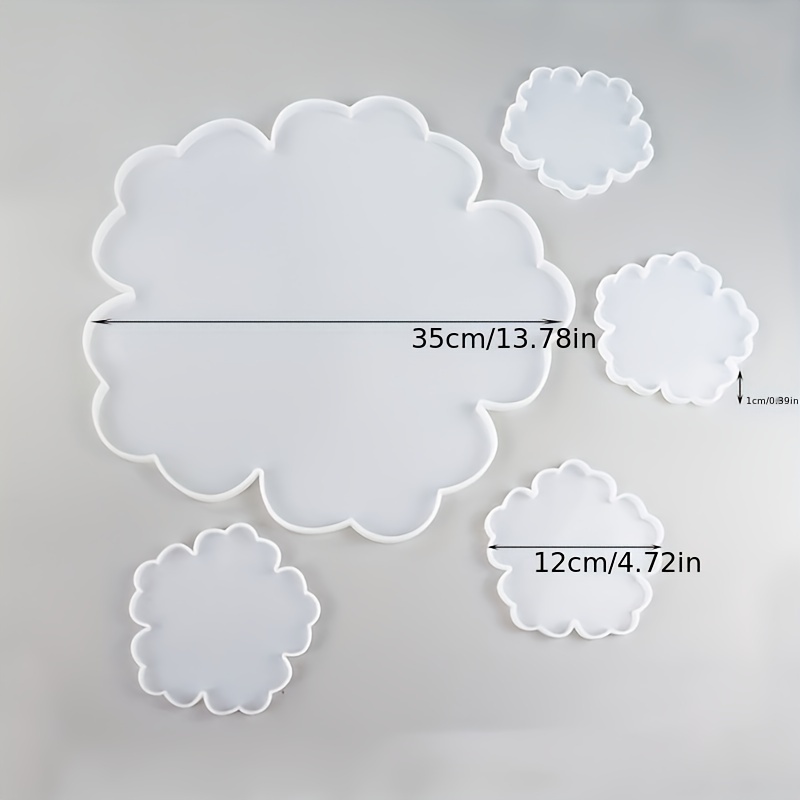 1-piece 13-inch large flower t - Silicone Mold Tray ulasan dan harga