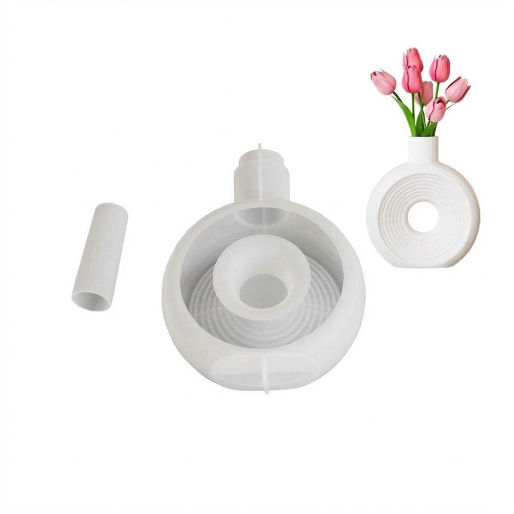 Oval Stripe Silicone Vase Mold - Resin Craft Workshop ulasan dan harga