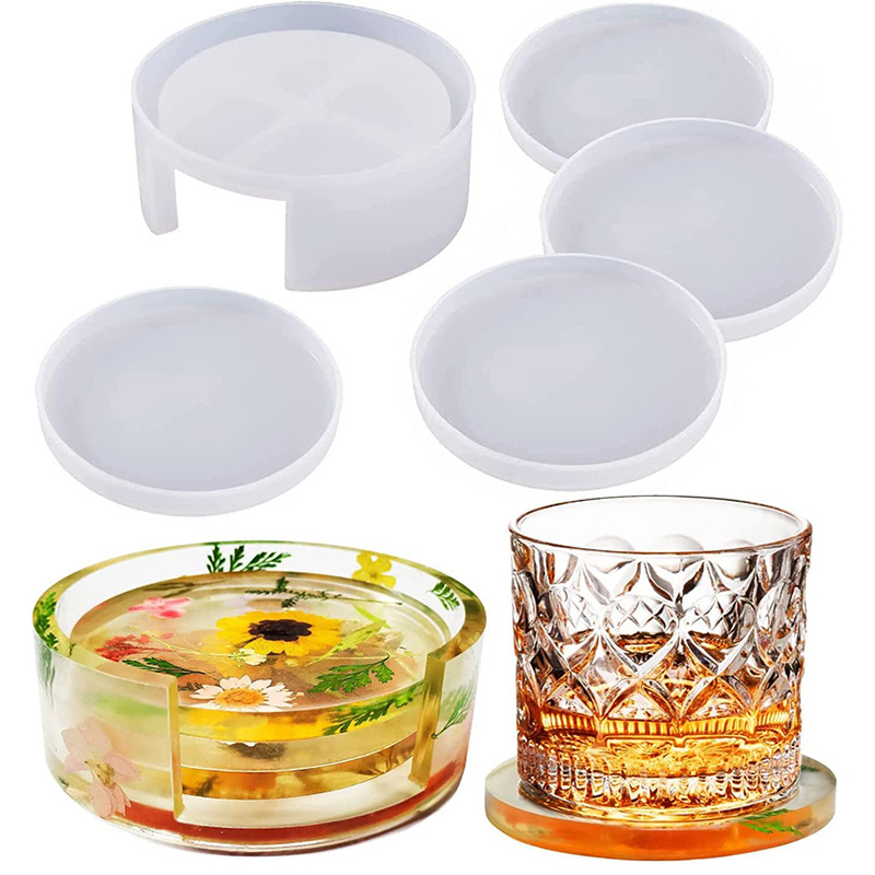 Round Square Coaster Silicone  - Resin Ocean Wave Mold ulasan dan harga