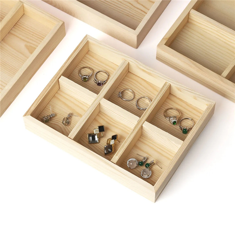 Wooden Jewelry Organizer Trays - Wood Ring Blank ulasan dan harga