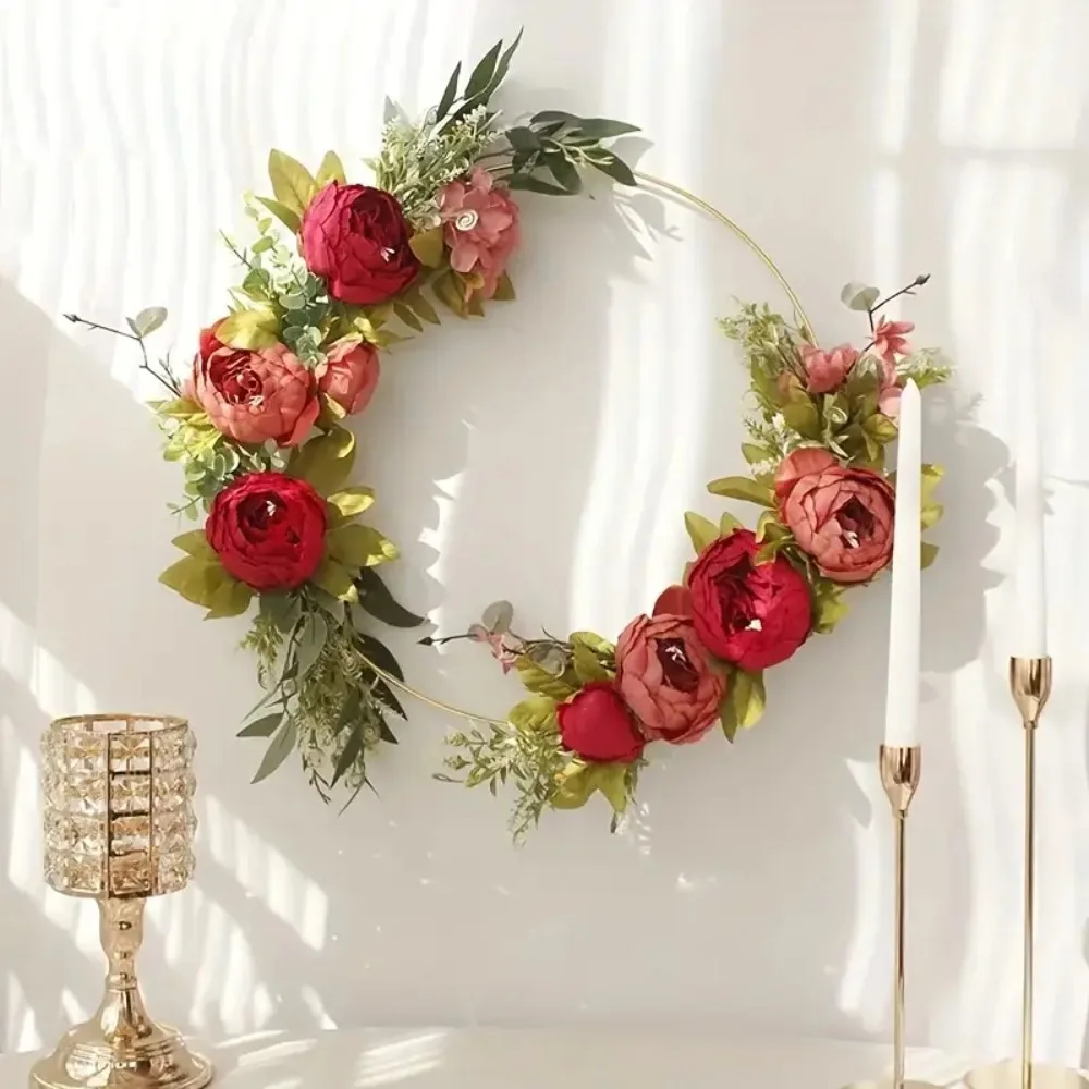 10-50cm Gold Metal Flowers Hoo - Wood Ring Blank ulasan dan harga