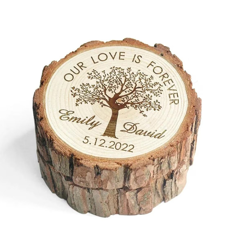 Personalized Wooden Wedding Ri - Wood Ring Blank ulasan dan harga