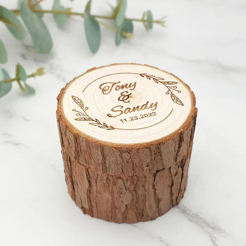Personalized Wooden Wedding Ri - Wood Ring Blank ulasan dan harga