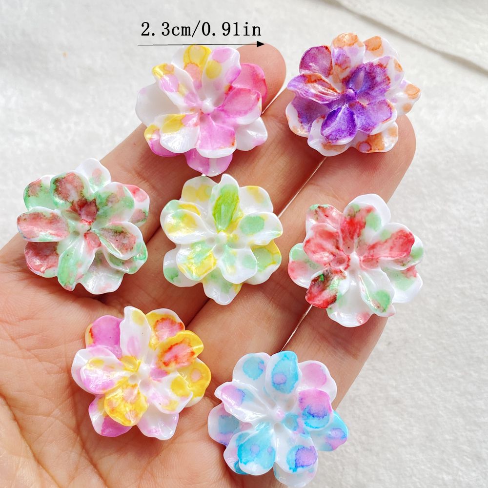 10Pcs Cute Cartoon Flower Seri - Flower Preservation Resin ulasan dan harga